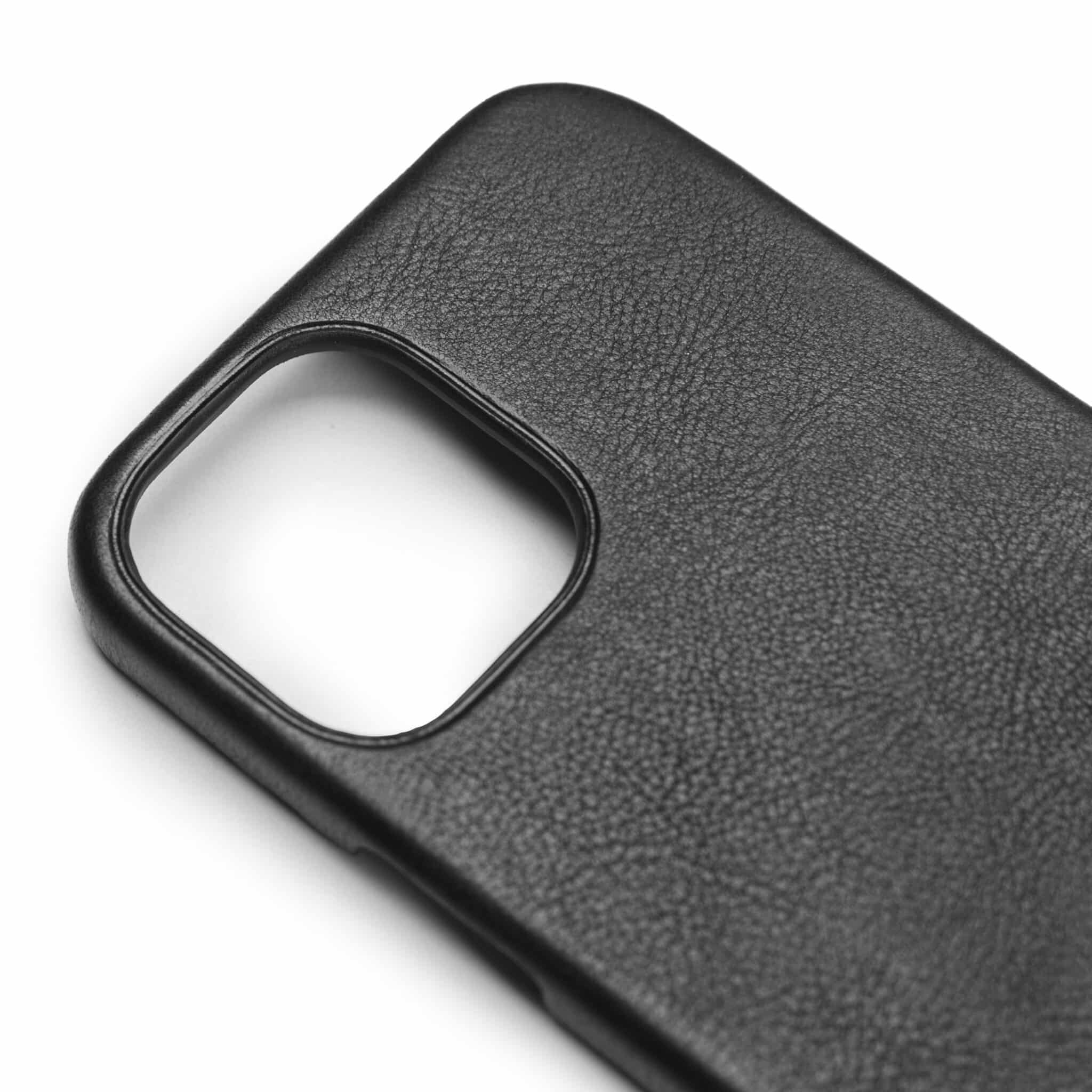 iPhone Leather Case Basic Black 100 Handmade Cowhide