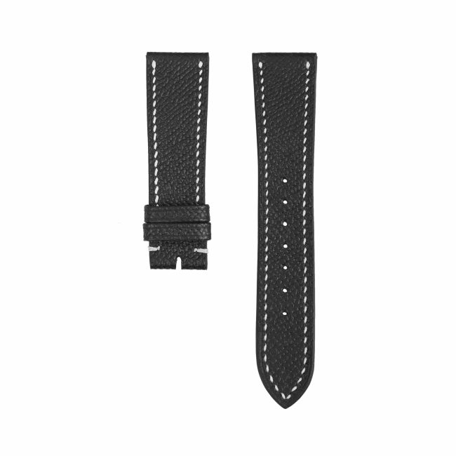 black-epsom-slim-leather-watch-strap-1