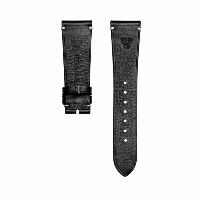 black-shell-cordorvan-simple-watch-strap-2