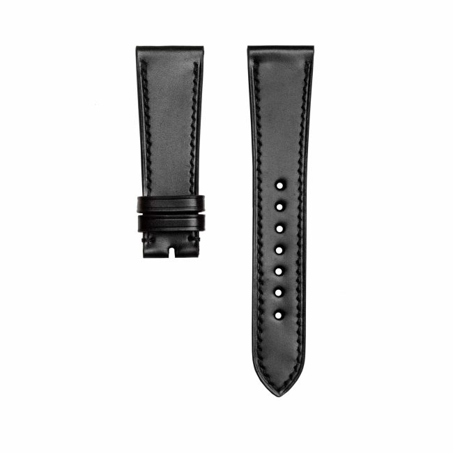 black-shell-cordovan-slim-watch-strap-1