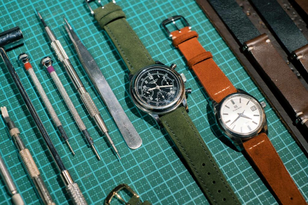 Handmade Leather Suede Watch Straps Vintage Style 2022