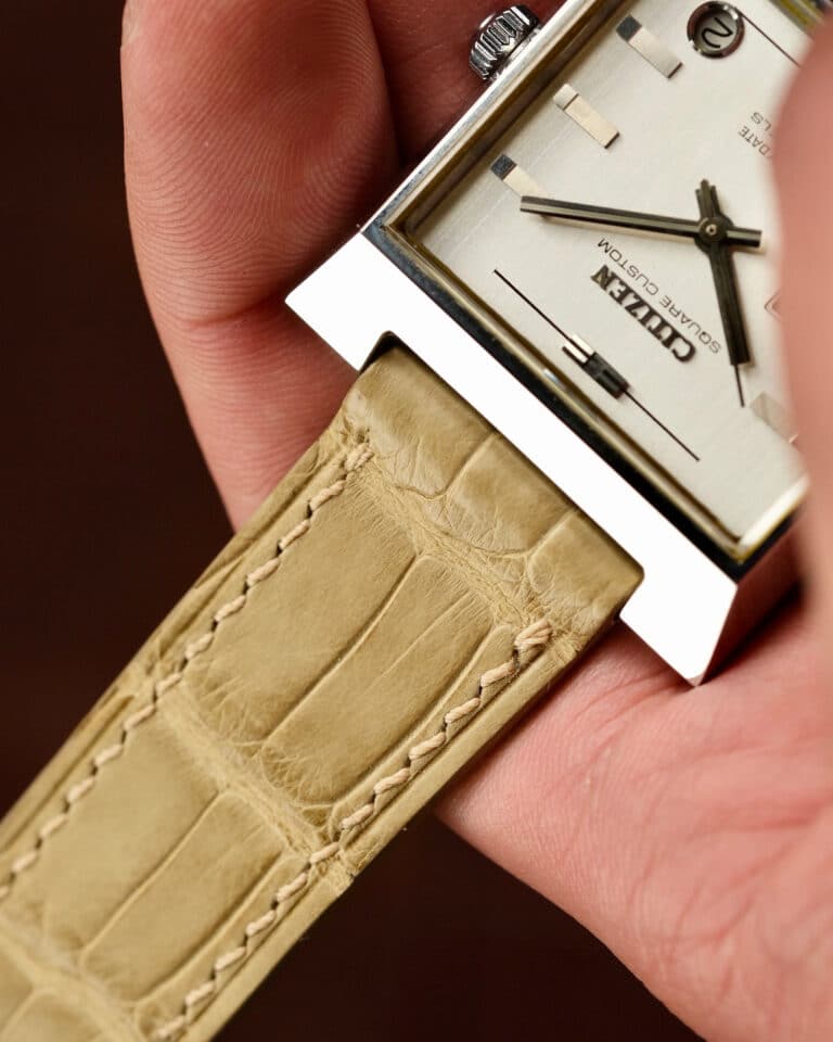 New Wholesale Alligator Watch Strap Replacement WAV511B.FC6224_K0037261 main image 0