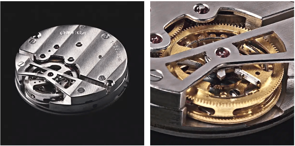 The very first Tourbillon Wrist watch in the world and the formal model of Tourbillon cage on the Omega Tourbillon 1947