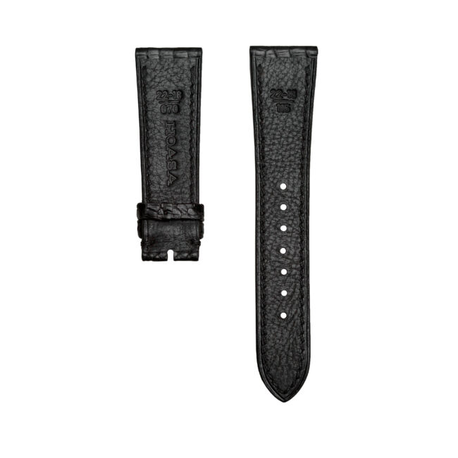 black lizard slim leather watch strap 2 scaled
