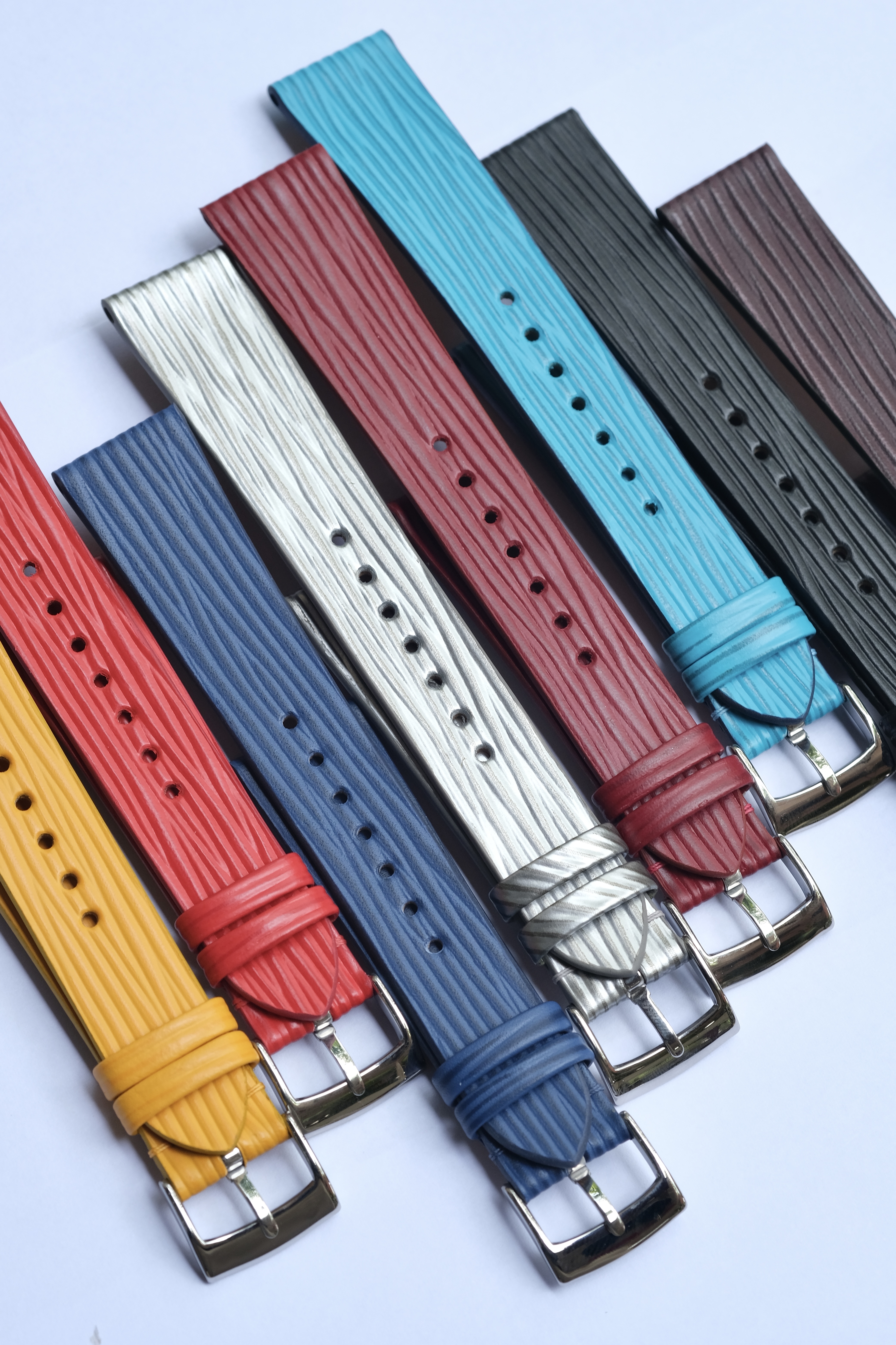 Calfskin Watch Strap – Tiffany Waves Texture21