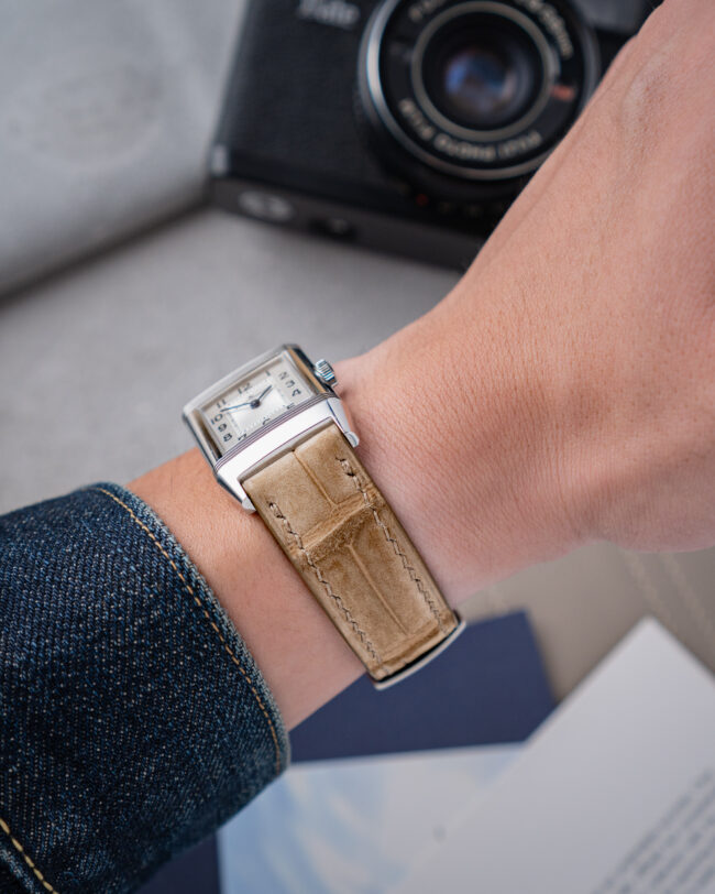 Nubuck Alligator Signature Strap123