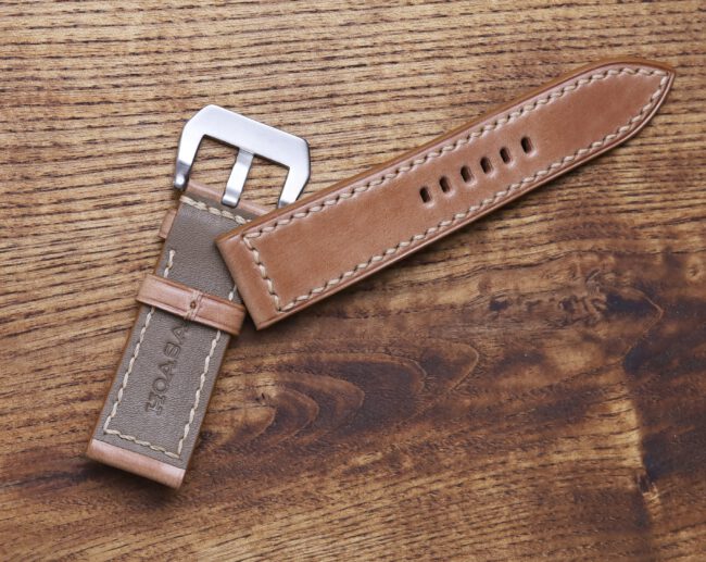 Natural Shell Cordovan Strap (Panerai)6