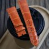 Orange Alligator Strap For Hermes Watches1