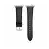 Black Cowhide Leather Apple Watch Strap12