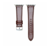 Brown Shell Cordovan Leather Apple Watch Strap