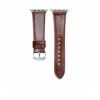 Burgundy Shell Cordovan Leather Apple Watch Strap