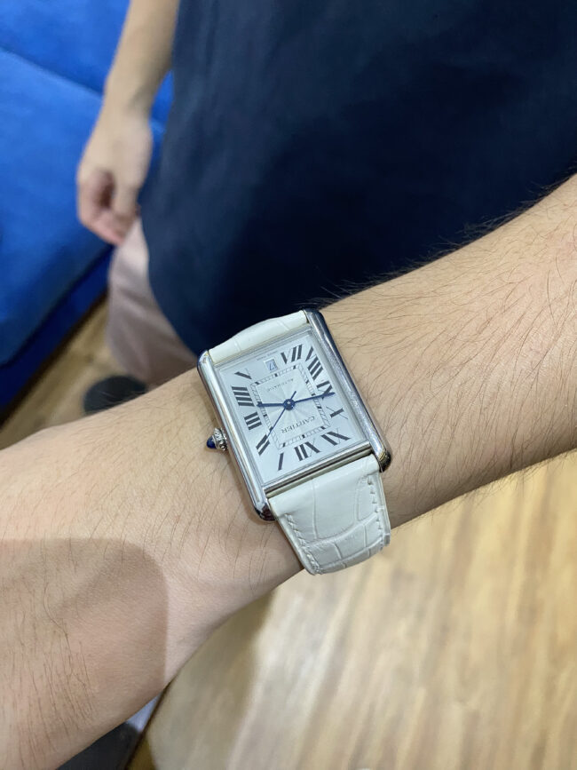 Himalayan Alligator Strap Cartier Tank Must XL