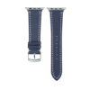 Navy Epsom Leather Apple Watch Strap