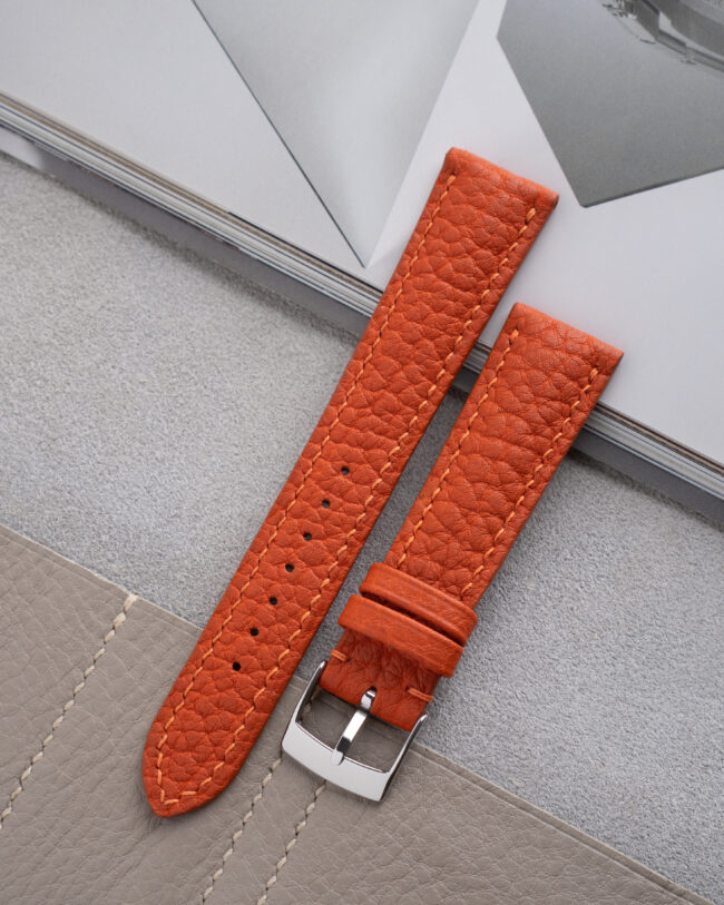 Orange Togo Leather Signature