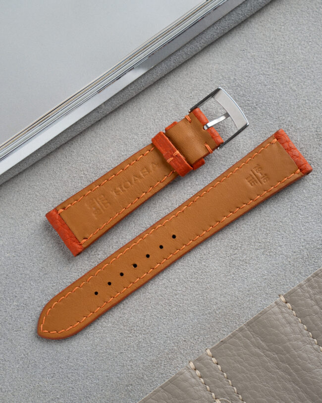 Orange Togo Leather Signature3