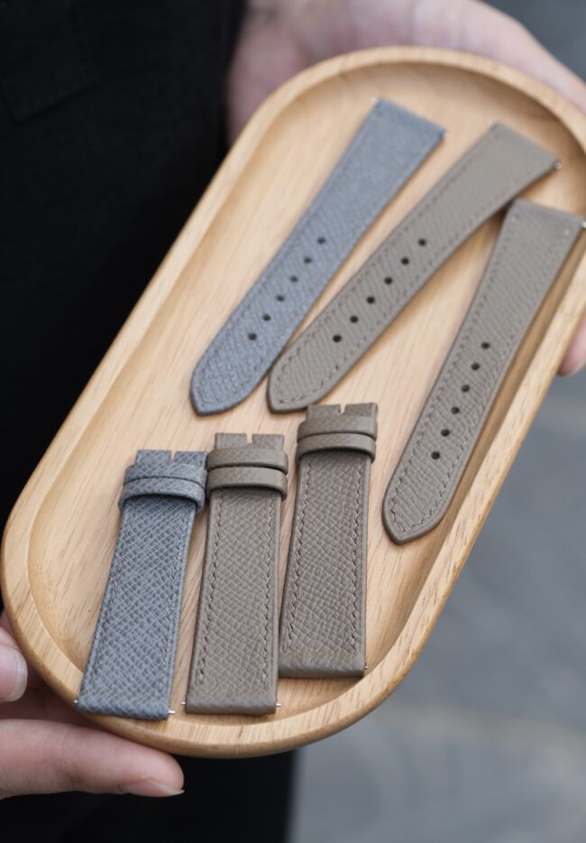 Epsom leather strap (FOLDED EDGE)