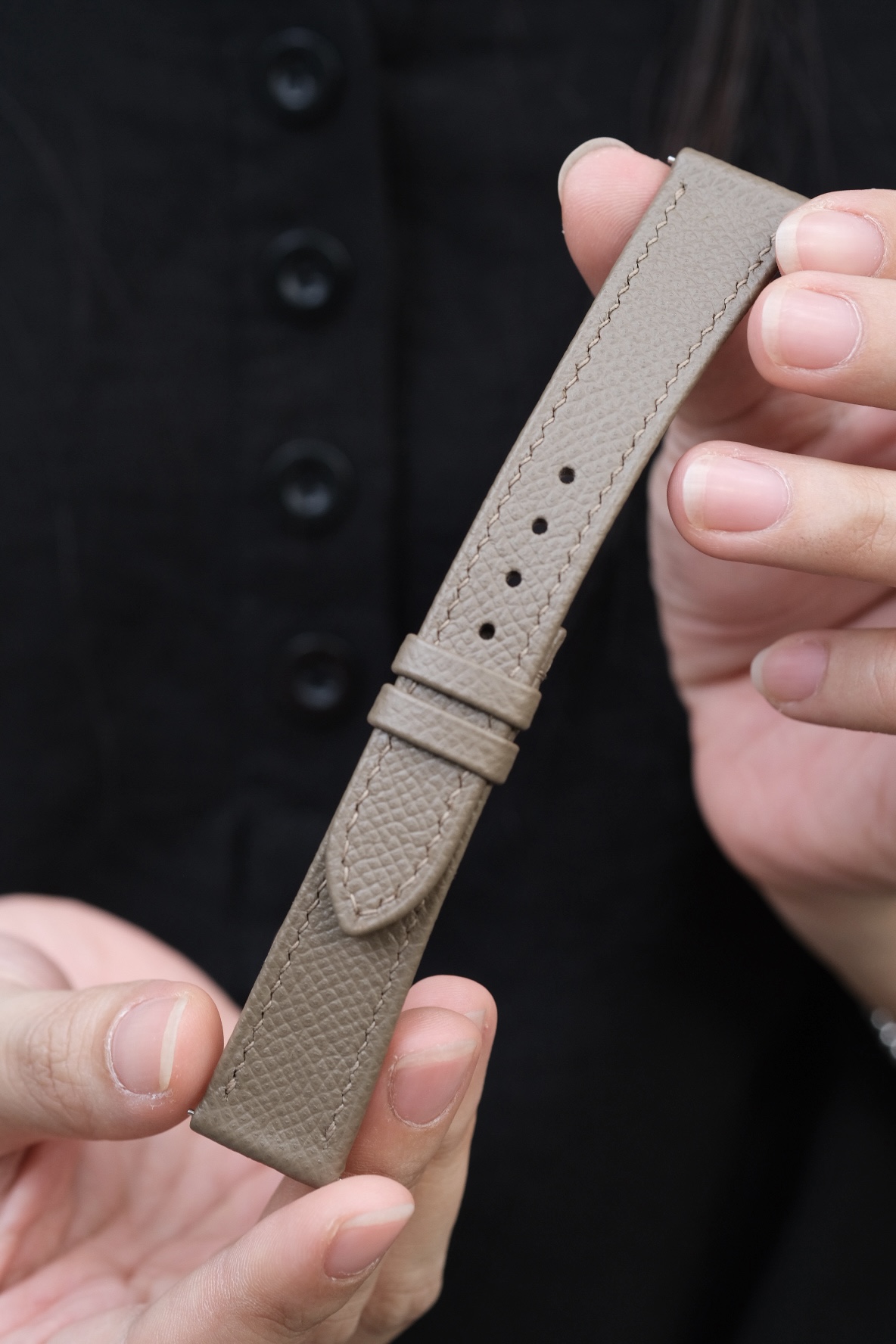 Epsom leather strap (FOLDED EDGE)5