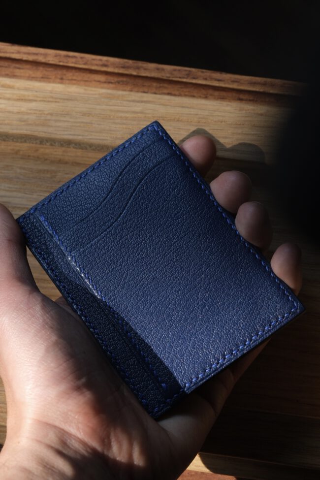 Goatskin Leather Card Holder - Card Wallet2