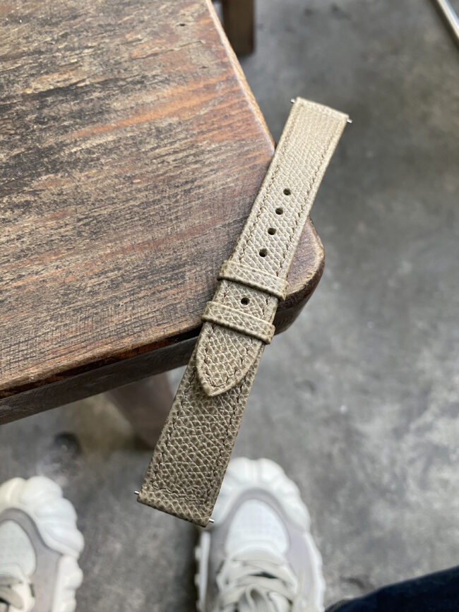 Taiga leather strap (FOLDED EDGE)3