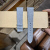 Grey Taiga leather strap (Box stitching)