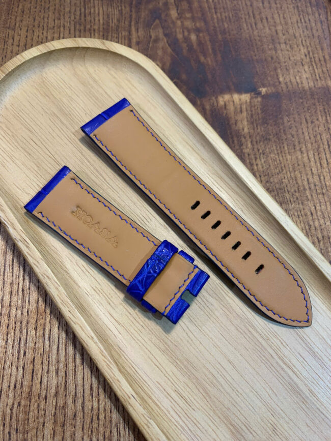 Blue Alligator Panerai Watch Strap111