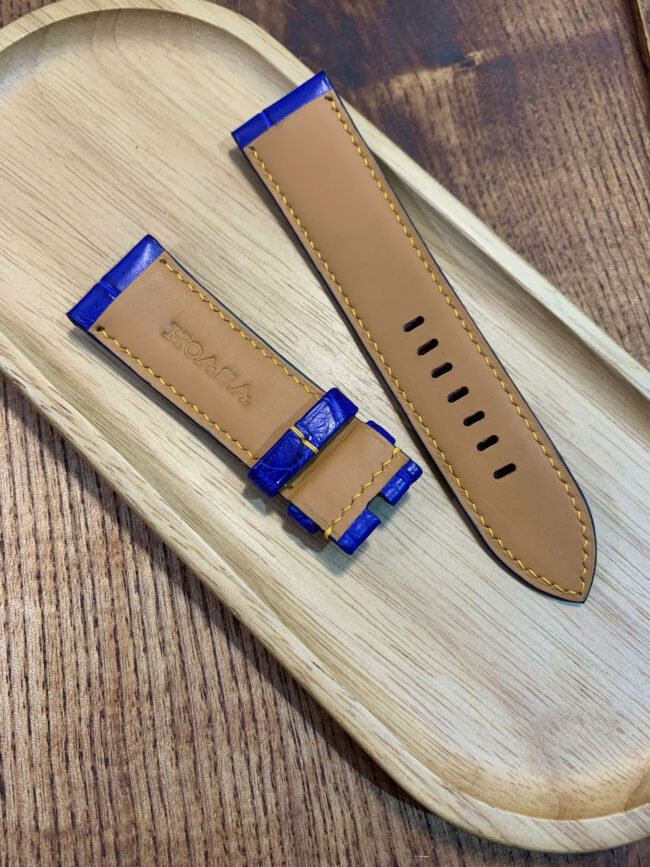 Blue Alligator Panerai Watch Strap123