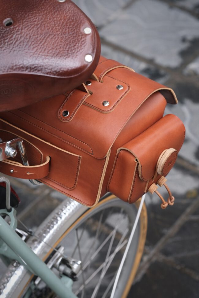 Handmade Leather Saddle Bag7