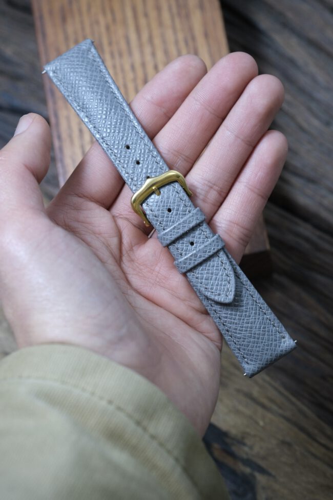 Grey Taiga Siganature Strap (FOLDED EDGE)2