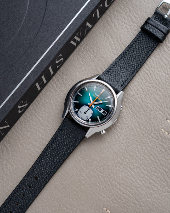 Black Epsom Slim Strap