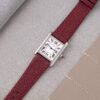 Burgundy Chevre Strap for Cartier Tank