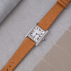 Golden Chevre Strap for Cartier Tank