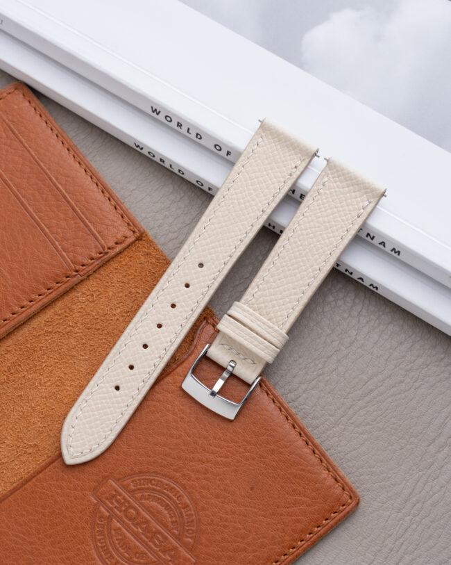 Ivory Epsom Slim Strap12