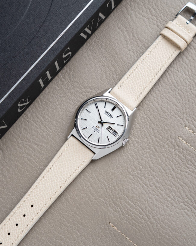 Ivory Epsom Slim Strap6