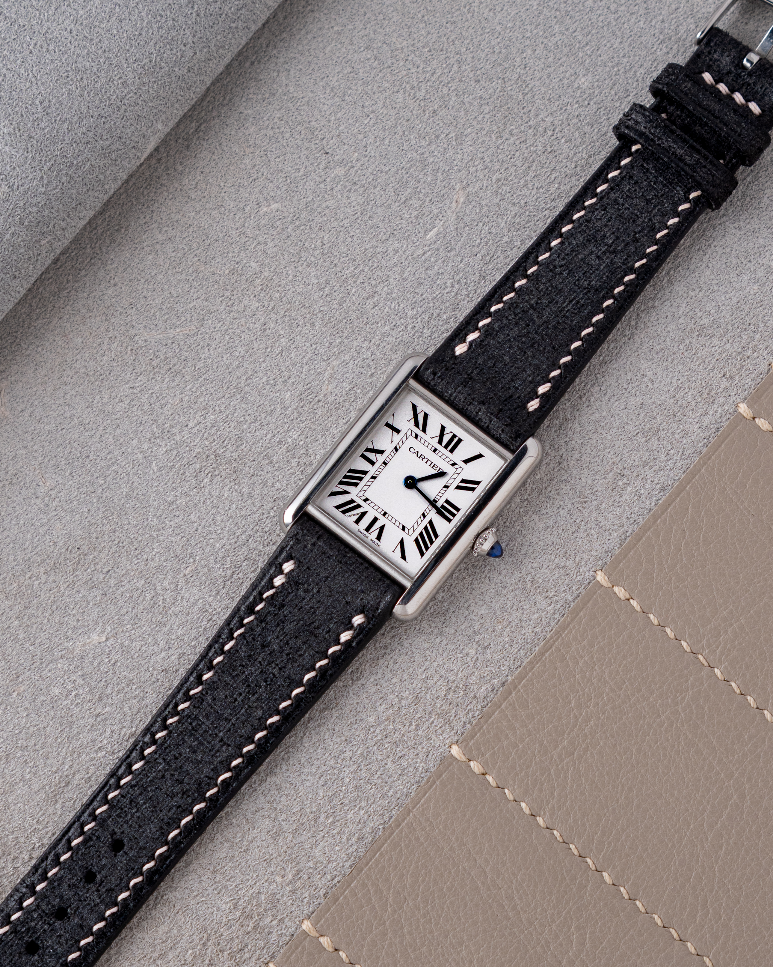 Jean Grey Babele Strap for Cartier Tank 5 Jean Grey Babele Strap for Cartier Tank