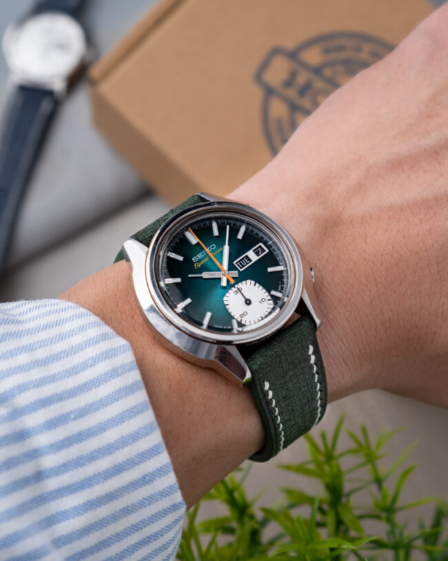 Moss Green Babele Slim Strap