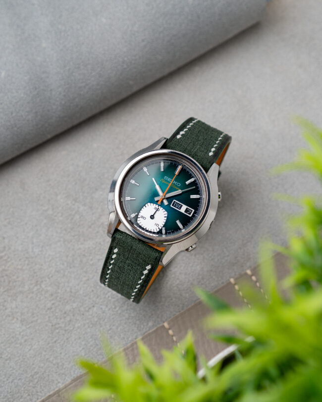 Moss Green Babele Slim Strap3