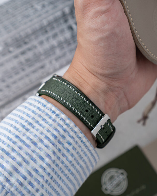 Moss Green Babele Slim Strap5