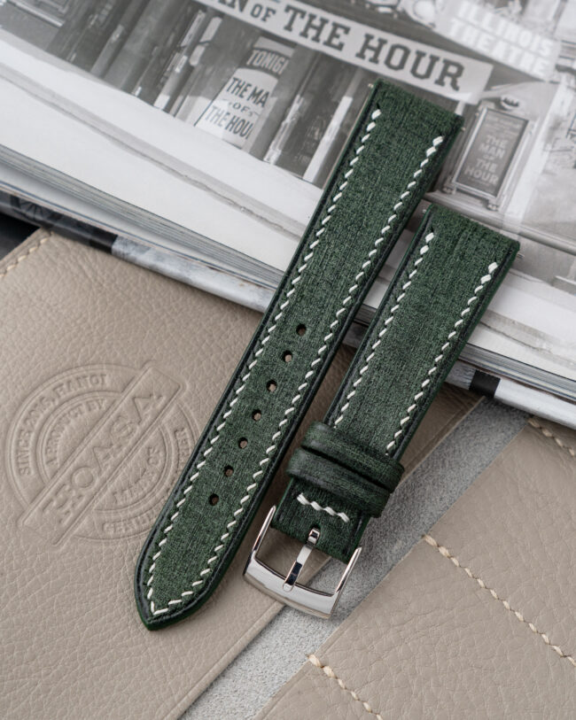 Moss Green Babele Slim Strap6