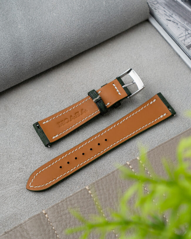 Moss Green Babele Slim Strap8