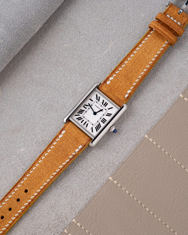 Whiskey Babele Strap for Cartier Tank