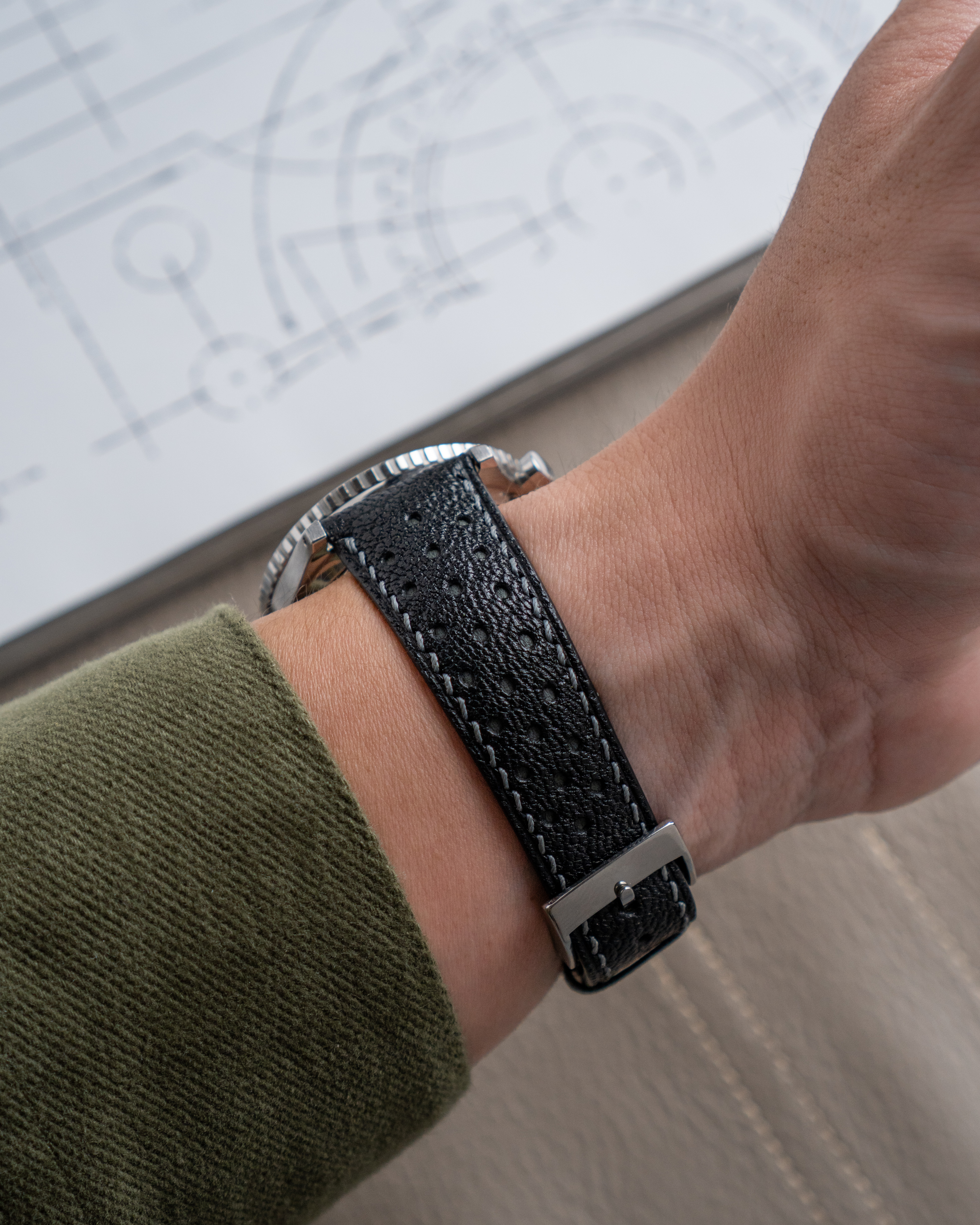 Elevate Your Nivada Watch with Leather Racing Straps by Hoa Sa21