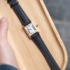 Black Togo Strap For Cartier Tank (FOLDED EDGE) 2 Black Togo Strap For Cartier Tank (FOLDED EDGE)8