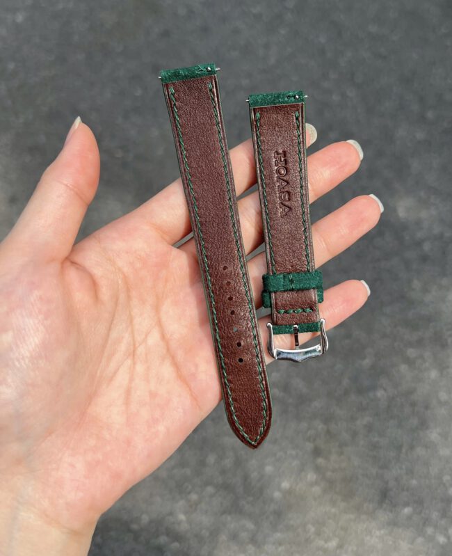 Green Suede Strap for Tank Solo1