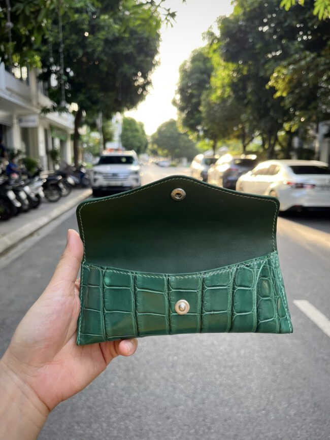Alligator Leather Glasses Case1