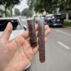 Dark Brown Alligator Strap (FOLDED EDGE)1
