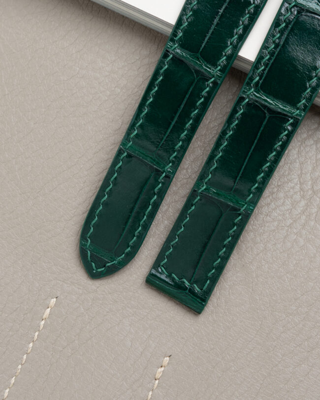 Dark Green Alligator Strap Cartier Tank Must2