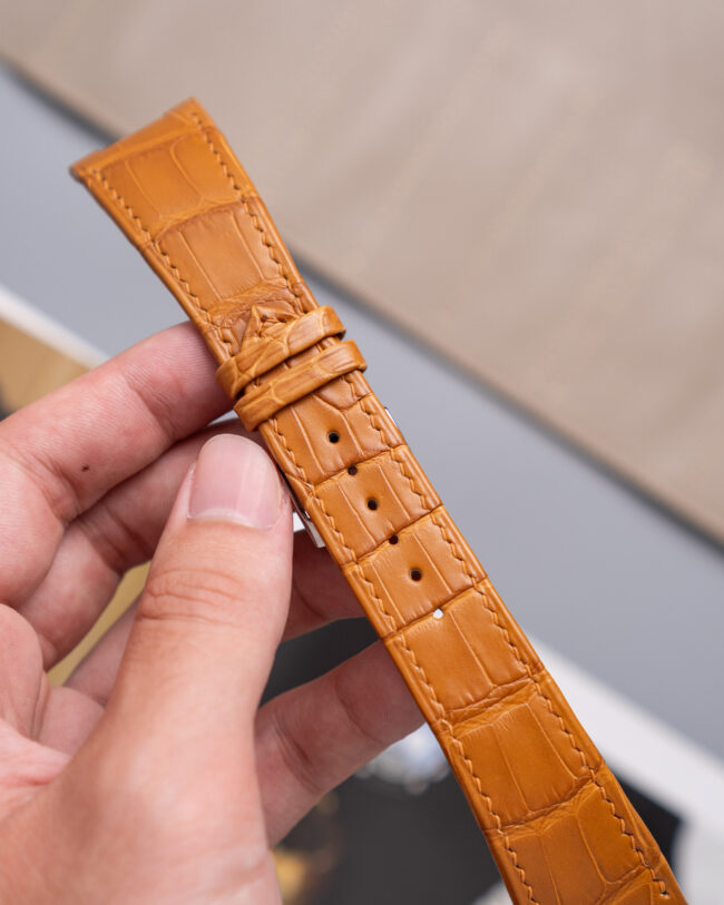 Honey Alligator Strap For Patek Philippe Nautilus1