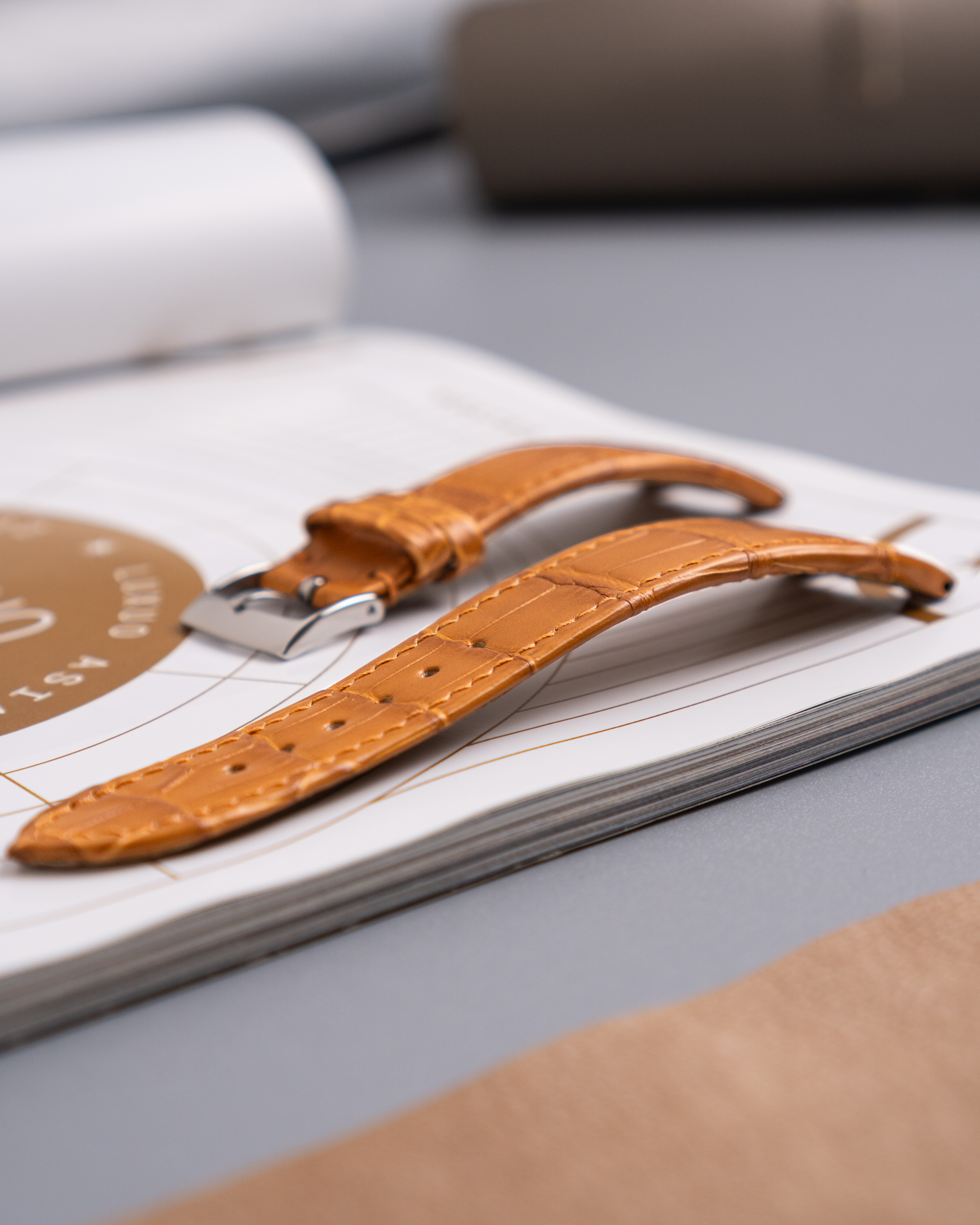 Honey Alligator Strap For Patek Philippe Nautilus9