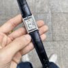 Matte Black Alligator for Cartier Tank Basculante