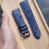 Blue Ostrich Slim Strap 4 Blue Ostrich Slim Strap